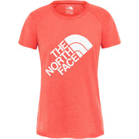 The North Face camiseta montaña manga corta mujer W GRAPHIC PLAY HA TN vista frontal
