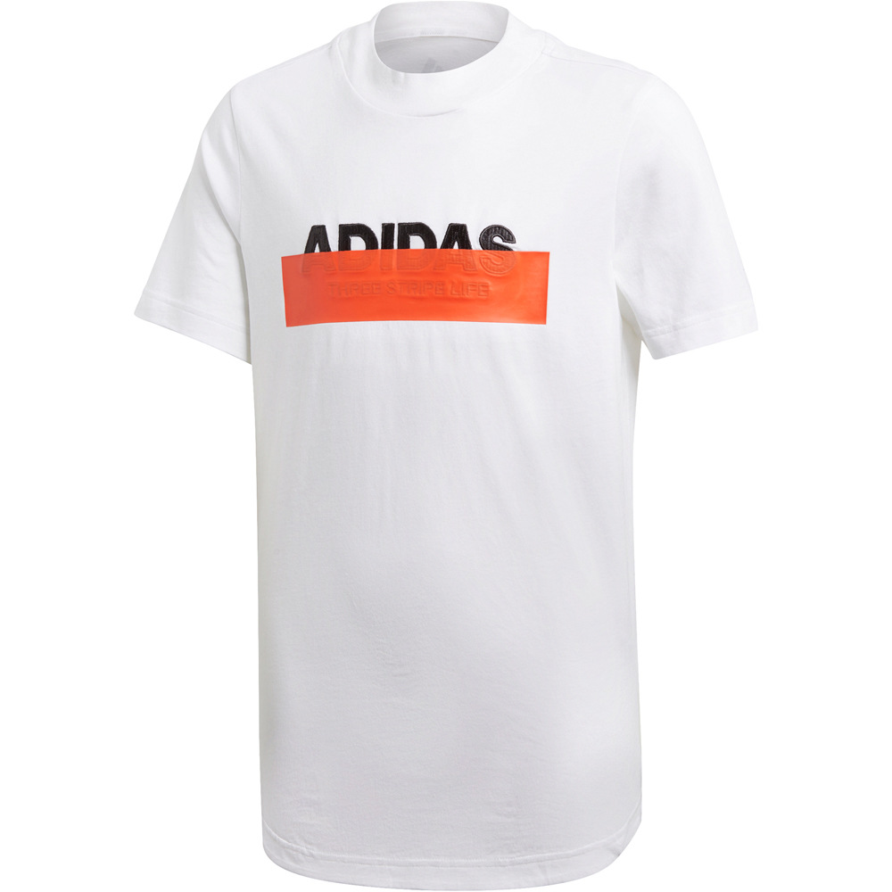 adidas camiseta manga corta niño YB ID LIN TEE vista frontal