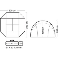 Columbus Outdoor tienda de campaña SHADOW SHELTER 04