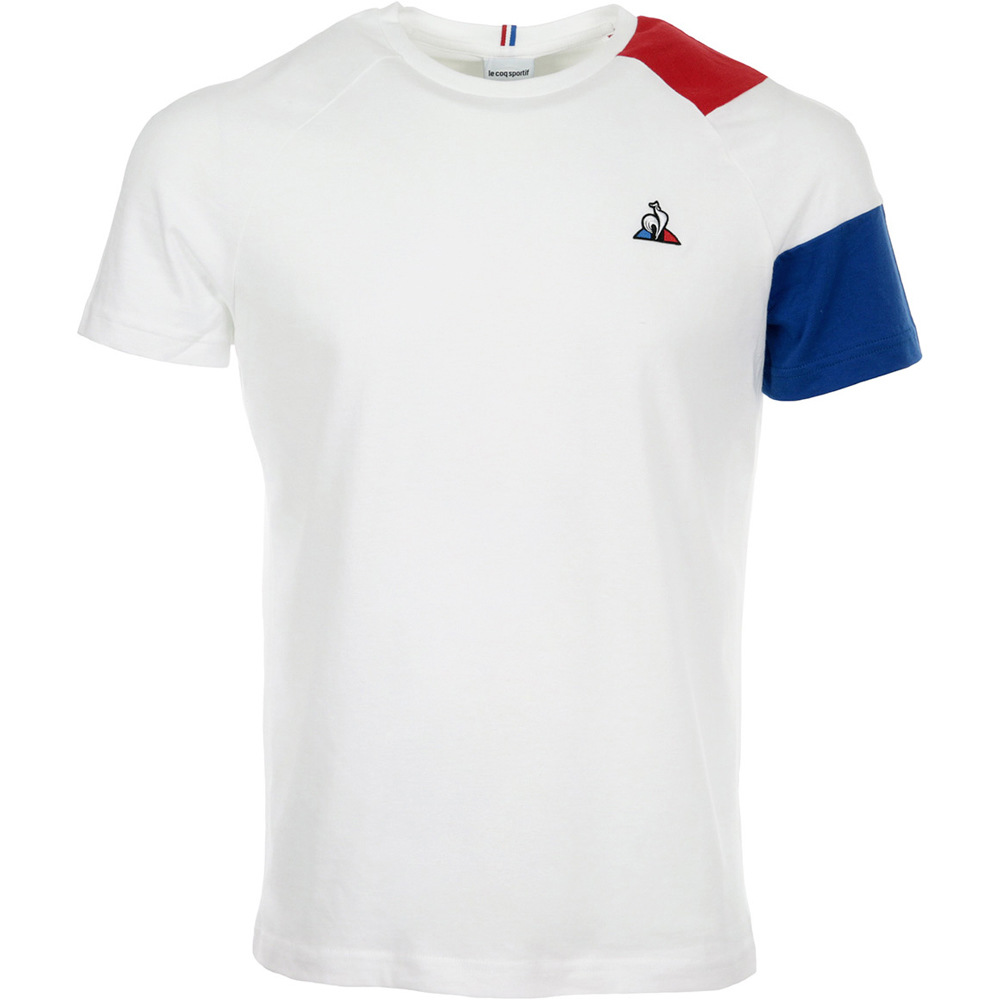 Le Coq Sportif camiseta manga corta hombre ESS Tee SS N10 M n.o.w/p.rouge/n.o.w/co vista frontal