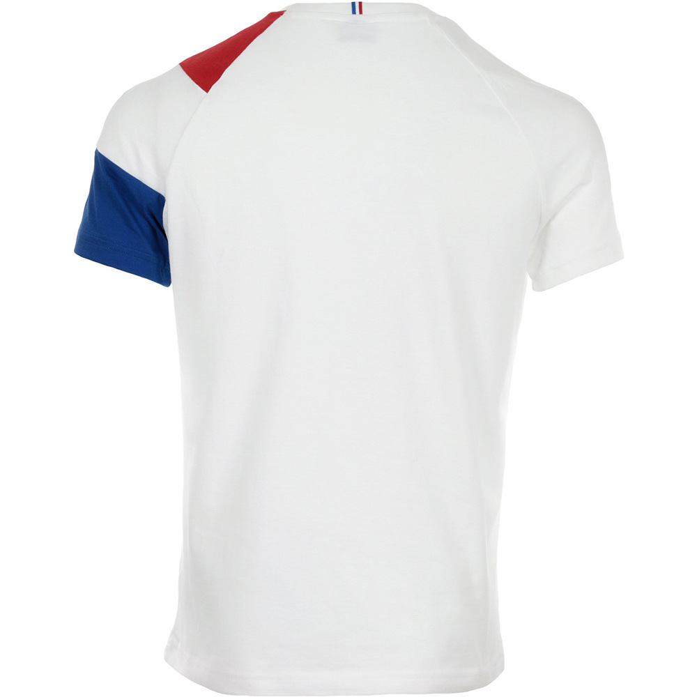 Le Coq Sportif camiseta manga corta hombre ESS Tee SS N10 M n.o.w/p.rouge/n.o.w/co vista trasera