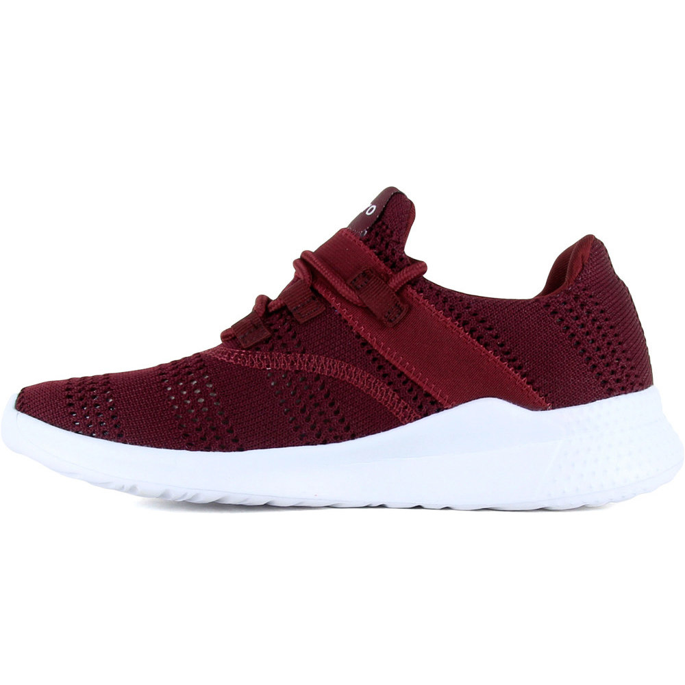 Spyro zapatillas fitness mujer NEISSE BURGUNDY puntera