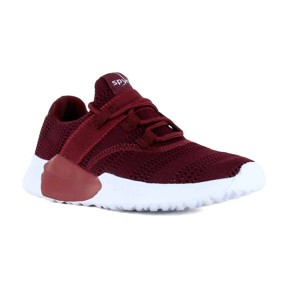 Spyro zapatillas fitness mujer NEISSE BURGUNDY vista superior