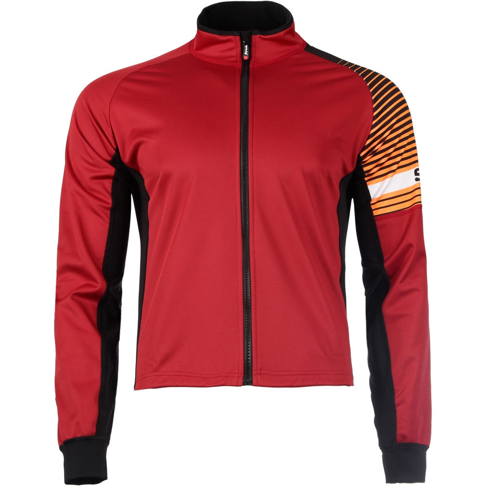 Spiuk cortavientos ciclismo hombre CHAQUETA FS TEKNIK HOMBRE ROJO vista frontal