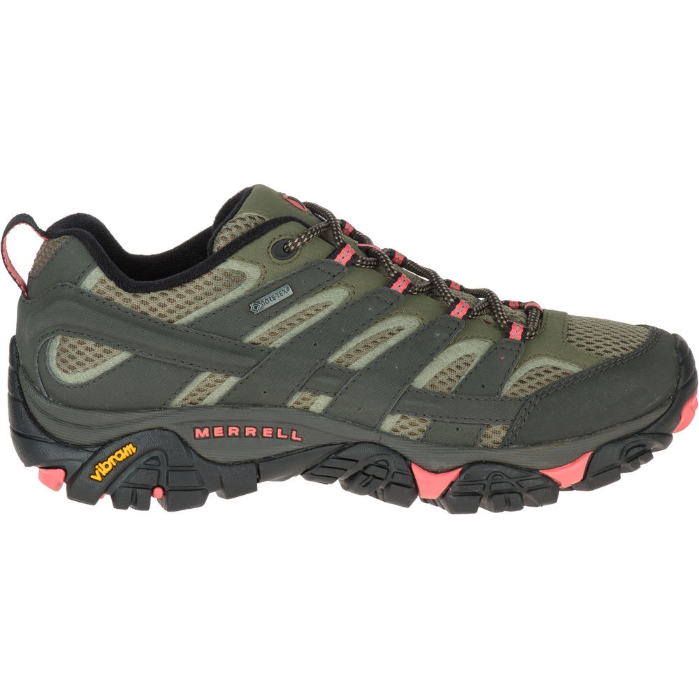 Merrell zapatilla trekking mujer MOAB 2 GTX lateral exterior