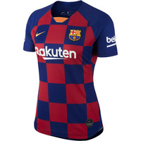 Nike camiseta de fútbol oficiales BARCELONA 20 W NK  STAD JSY SS HM AZG vista frontal