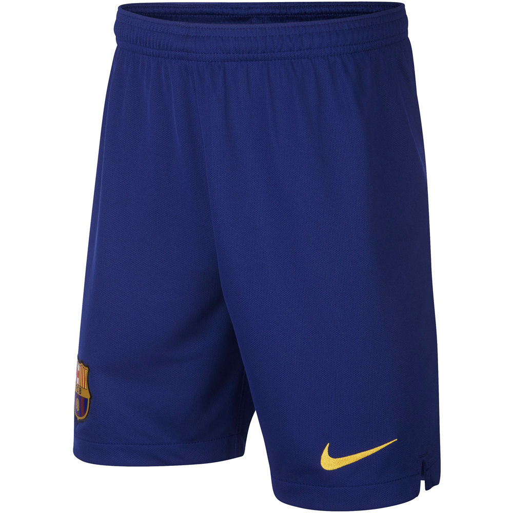 Nike pantalones fútbol oficiales niño BARCELONA 20 Y NK  STAD SHORT HM vista frontal