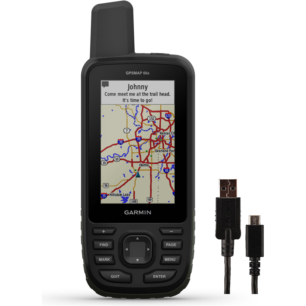 Garmin gps GPSMAP 66s vista frontal