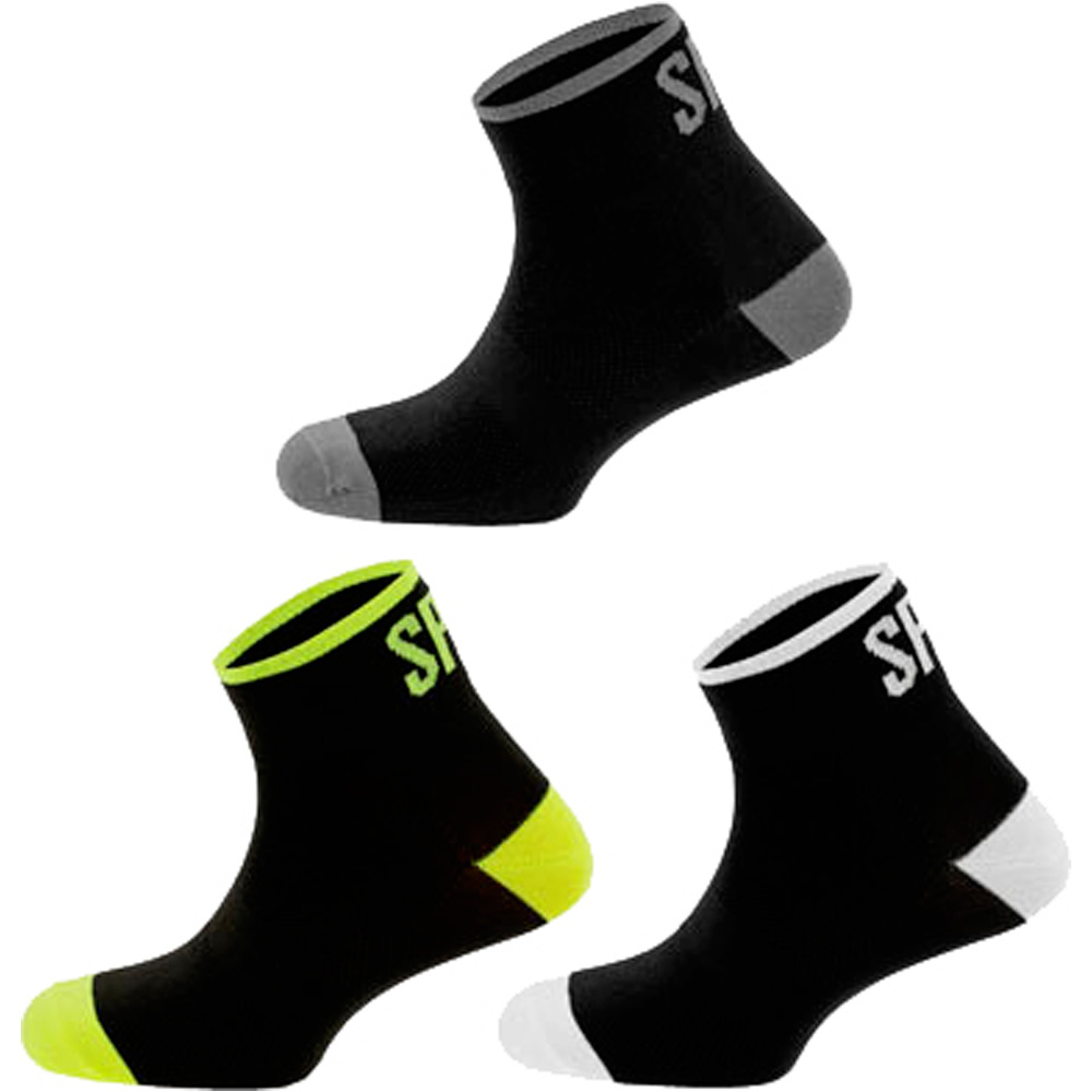 Spiuk calcetines ciclismo CALCETIN PACK 3 UDS. ANATOMIC MEDIO UNIS vista frontal