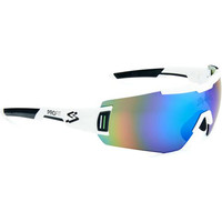 Spiuk gafas ciclismo PROFIT BLANCO ESPEJO VERDE vista frontal