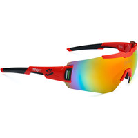 Spiuk gafas ciclismo PROFIT ROJO ESPEJO ROJO vista frontal