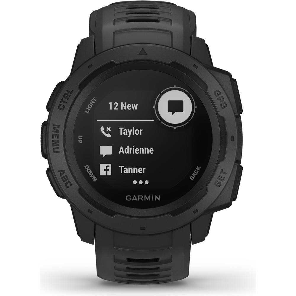 Garmin pulsómetros con gps INSTINCT NEGRO 03