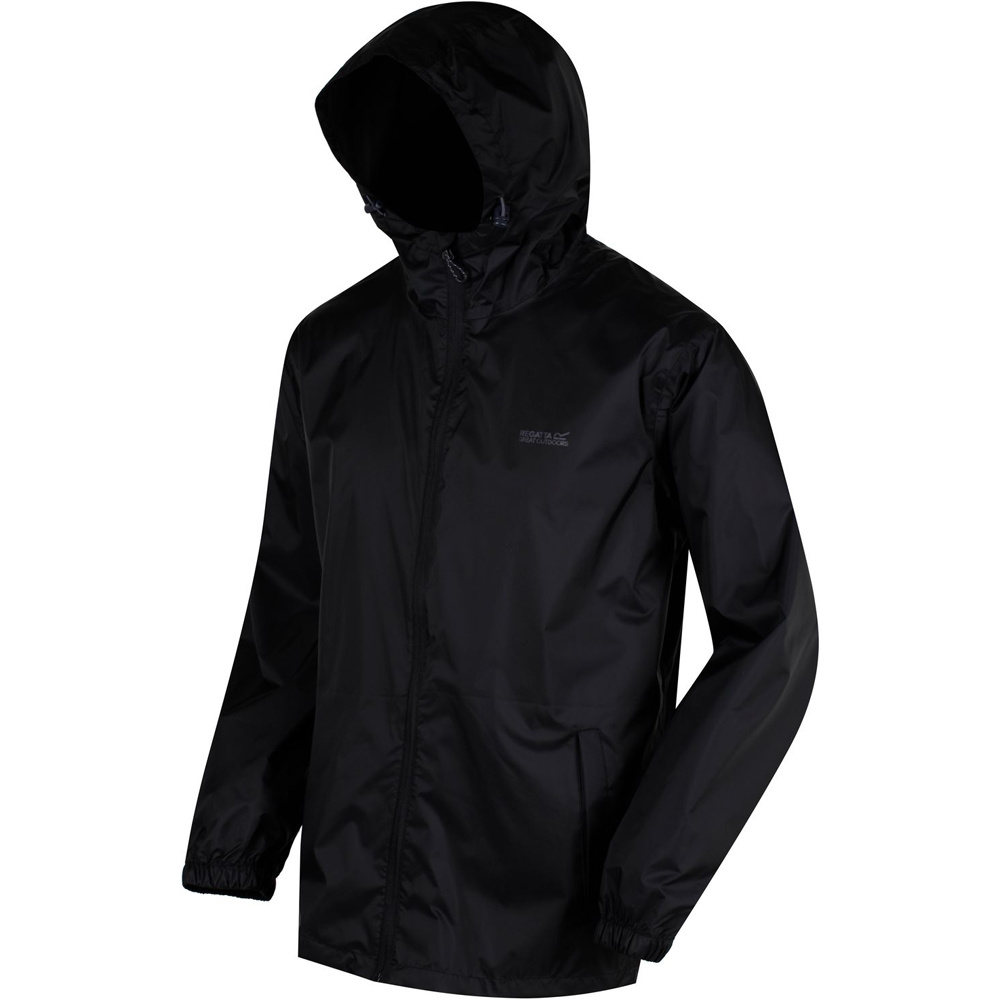 Pack it iii chaqueta impermeable hombre Negro (XXL)