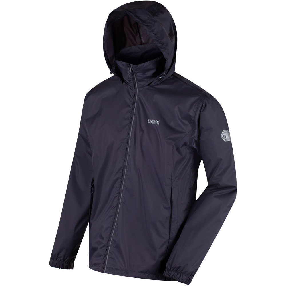 Lyle iv chaqueta impermeable hombre Gris (L)