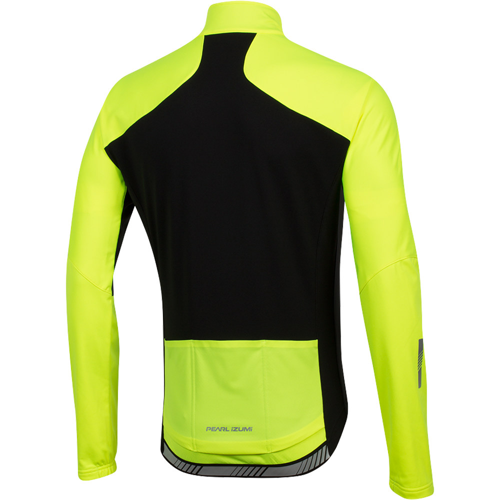 Pearl Izumi cortavientos ciclismo hombre CHAQUETA ELITE AMFIB NEGRO vista trasera