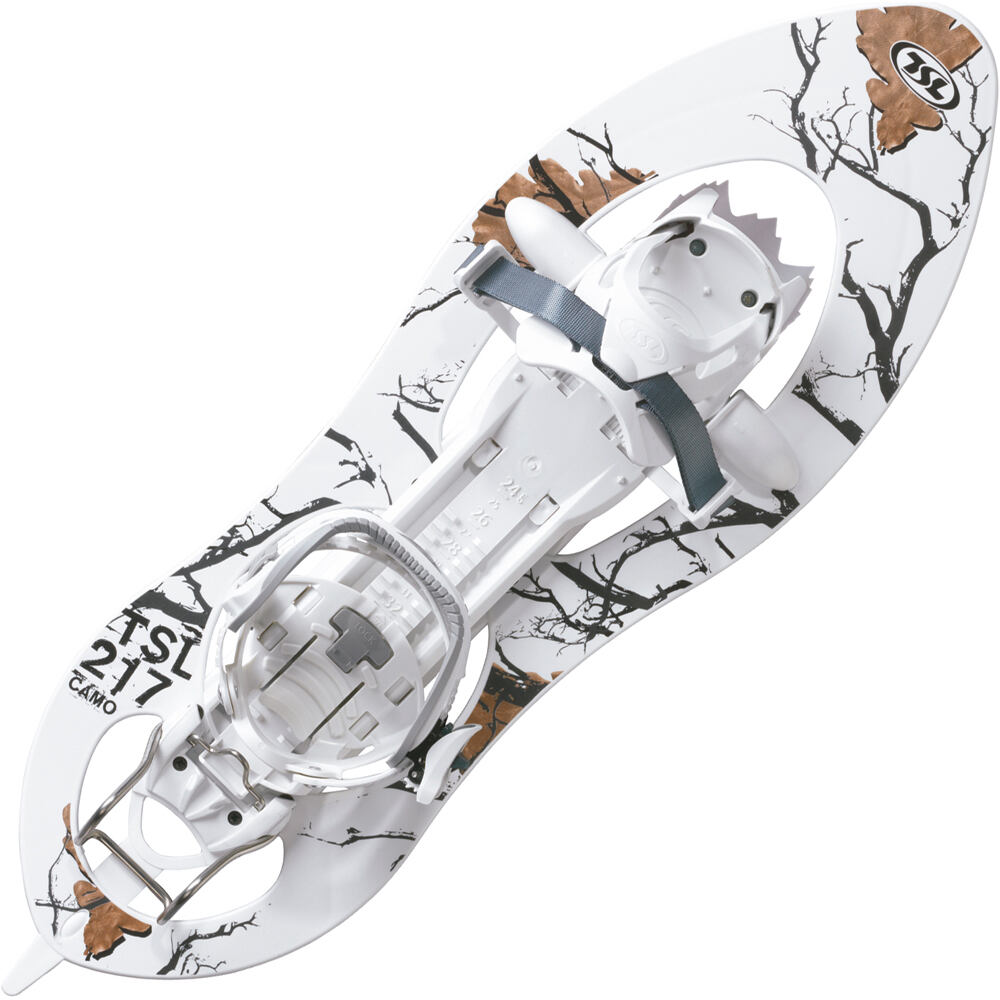 Tsl raquetas de nieve TSL 217 CAMO Strap Bi-Mat vista frontal