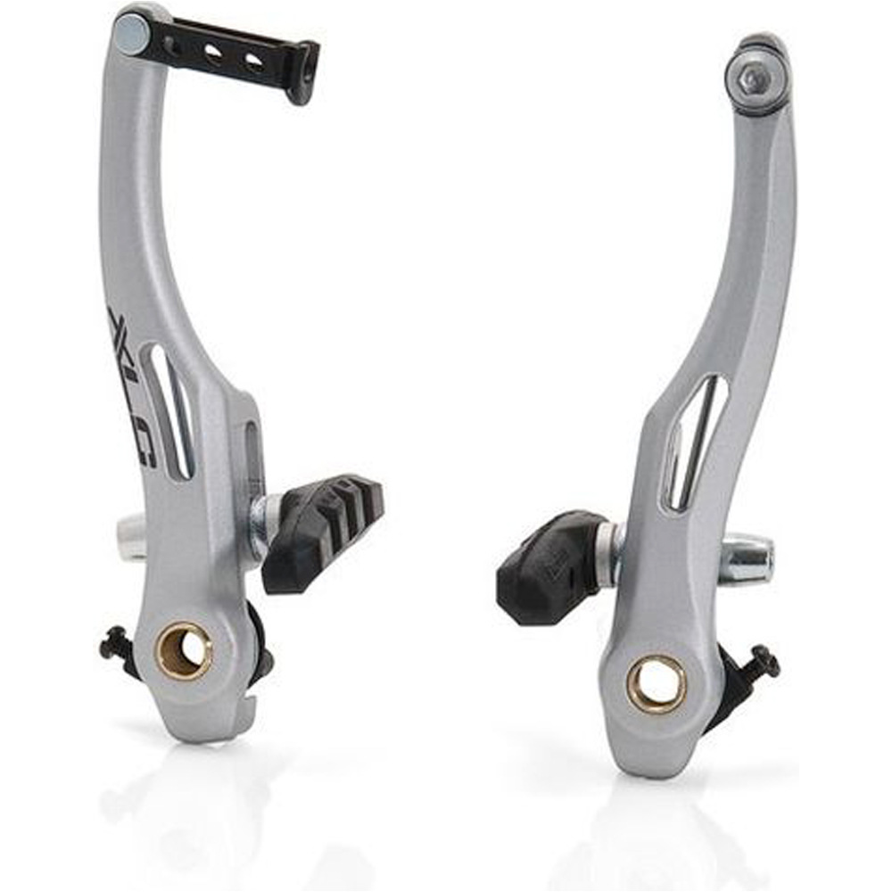 Xlc frenos de llanta bicicleta XLC BR-V03 FRENO V-BRAKE ALUMINIO PLATA RD/RT vista frontal