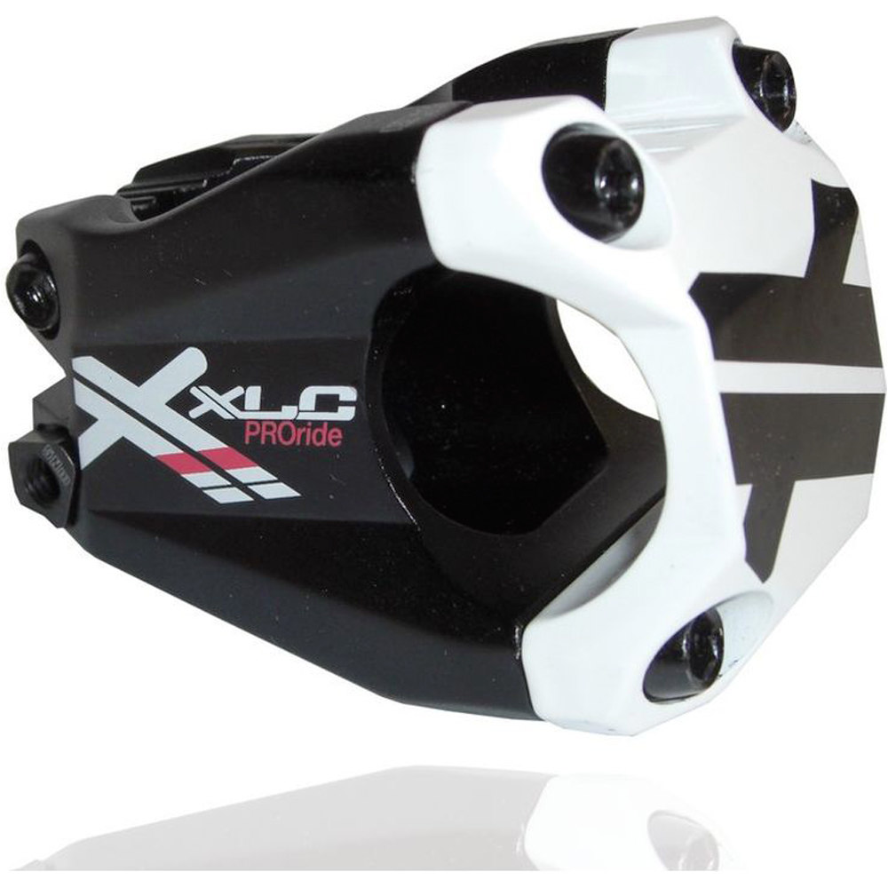 Xlc potencias bicicleta XLC ST-F02 POT.PRO RIDE A-HEAD 31.8 NEGRA/BLA.40MM vista frontal