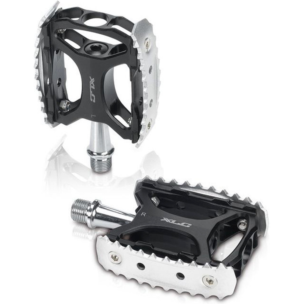 Xlc pedales plataforma XLC PD-M17 PEDAL.ALU MTB/TREKKING 104x80MM vista frontal