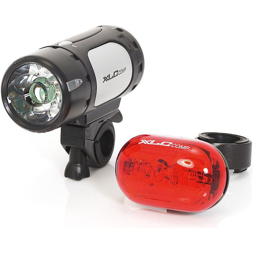 Xlc kit luces bicicleta XLC CL-S07 SET DE LUCES LED DELANT.CUPID/TRAS.OBER vista frontal