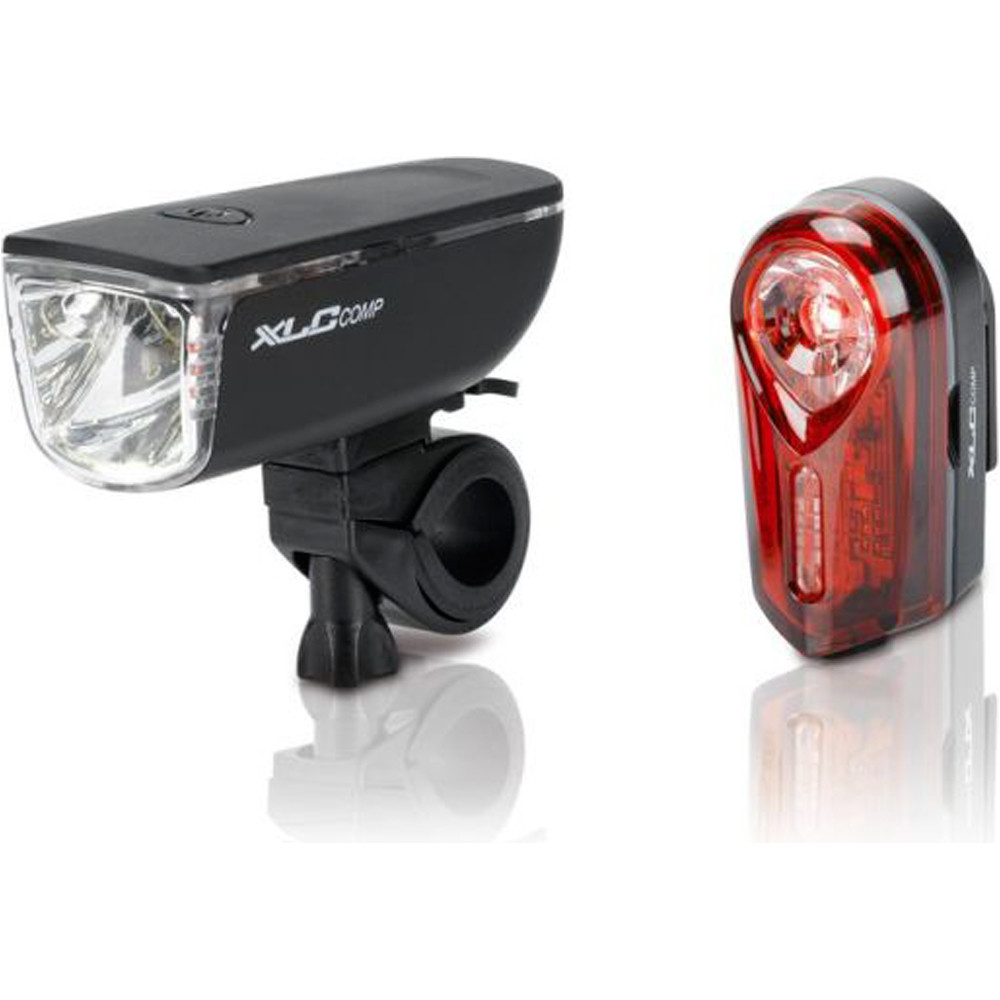 Xlc kit luces bicicleta XLC CL-S11 SET LUCES LED ARIEL/NESO vista frontal