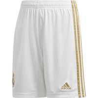 adidas pantalones fútbol oficiales niño R.MADRID 20 H SHO Y vista frontal