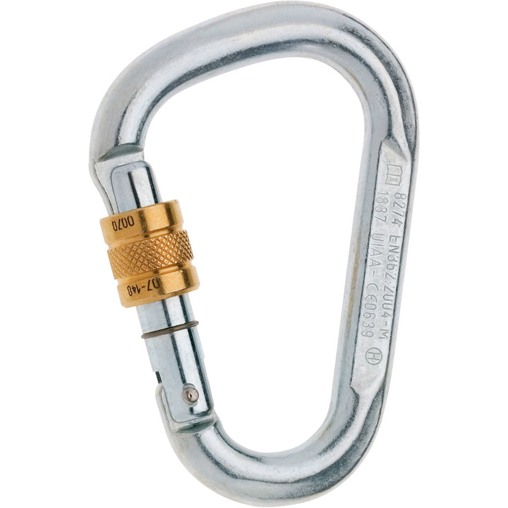 Edelrid steel hms screw mosquetón seguridad