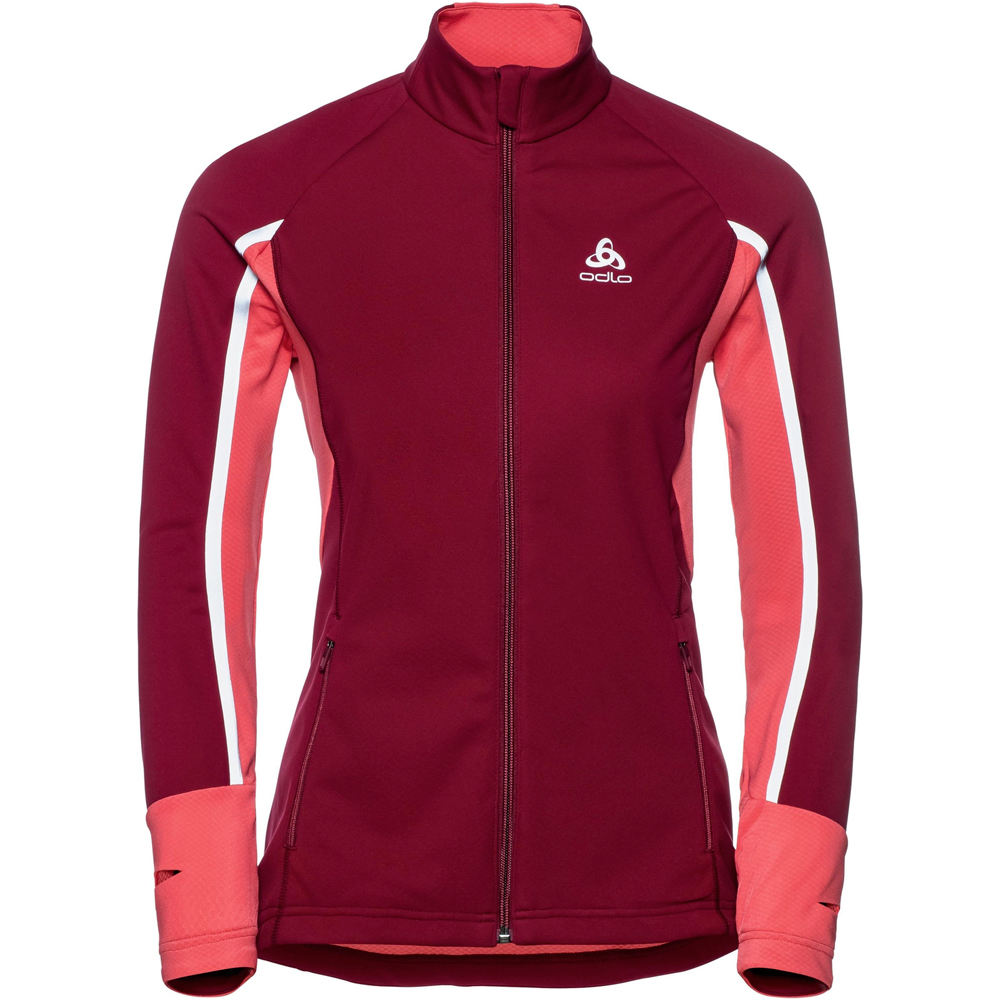 Odlo chaqueta softshell mujer Jacket AEOLUS PRO WARM vista frontal