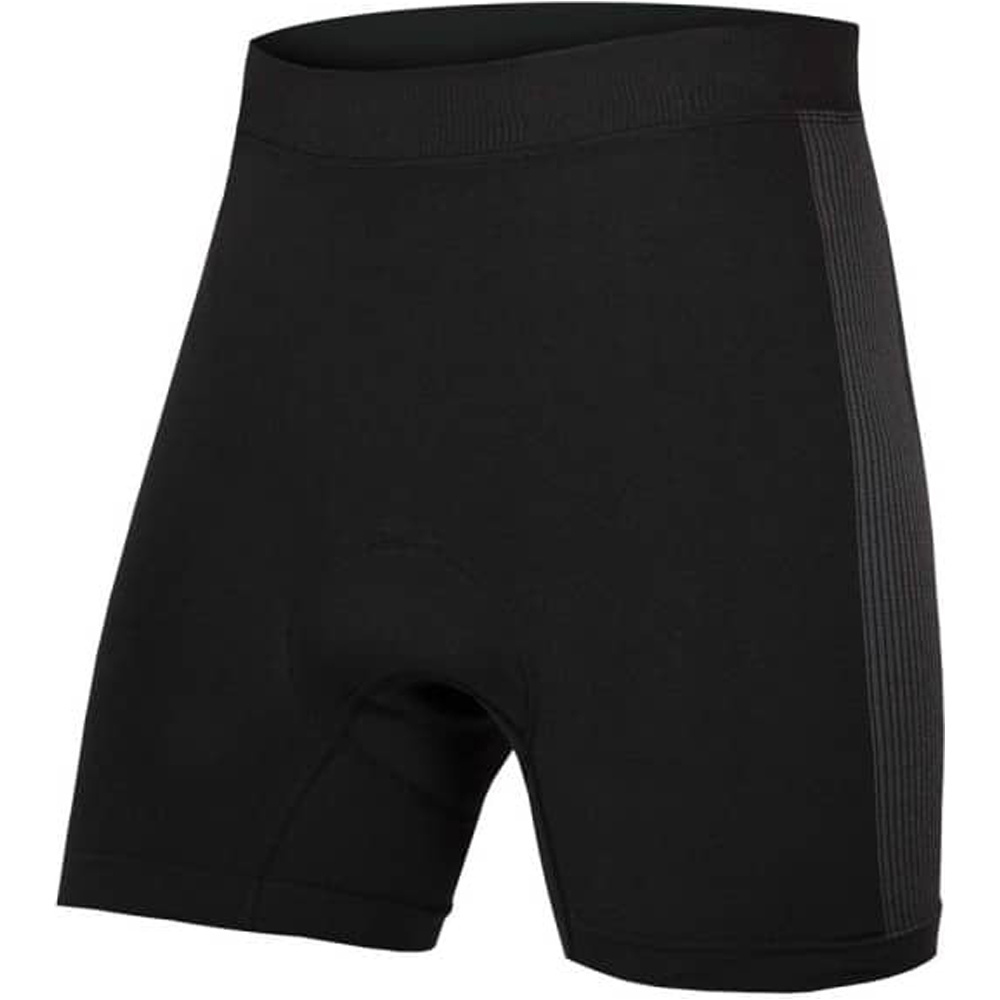 Boxer con badana ii pantalones térmicos cortos Negro (XXL)