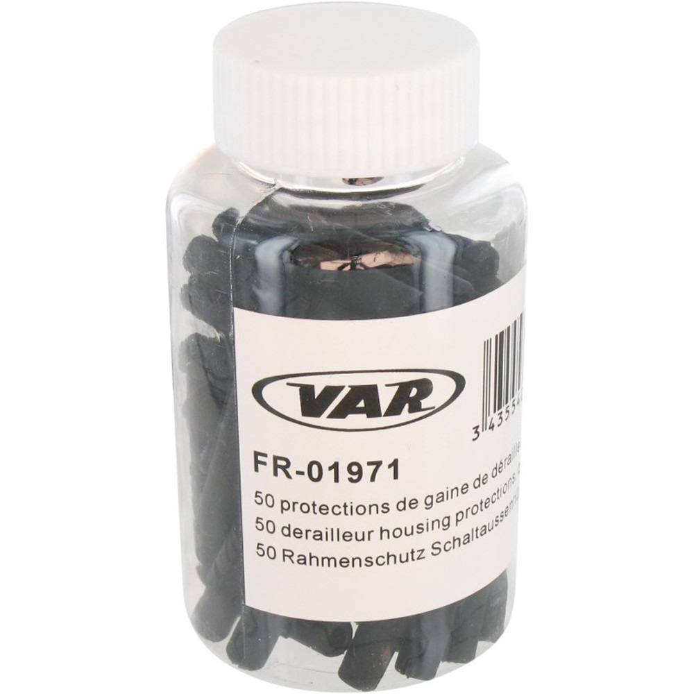 Var Goma protectora cuadro 4mm 50u cableado bicicleta carretera