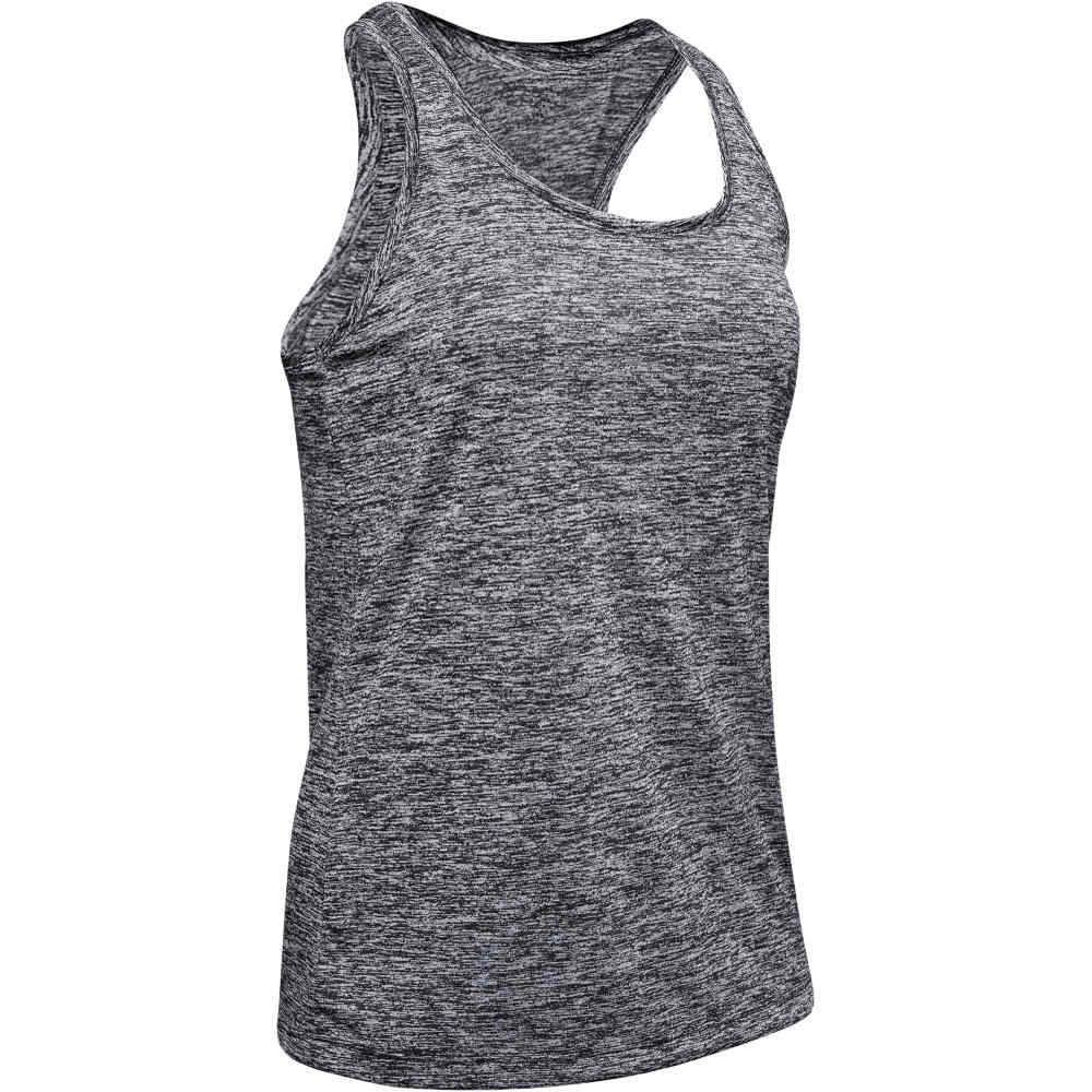 Under Armour camiseta tirantes fitness mujer Tech Tank - Twist vista frontal