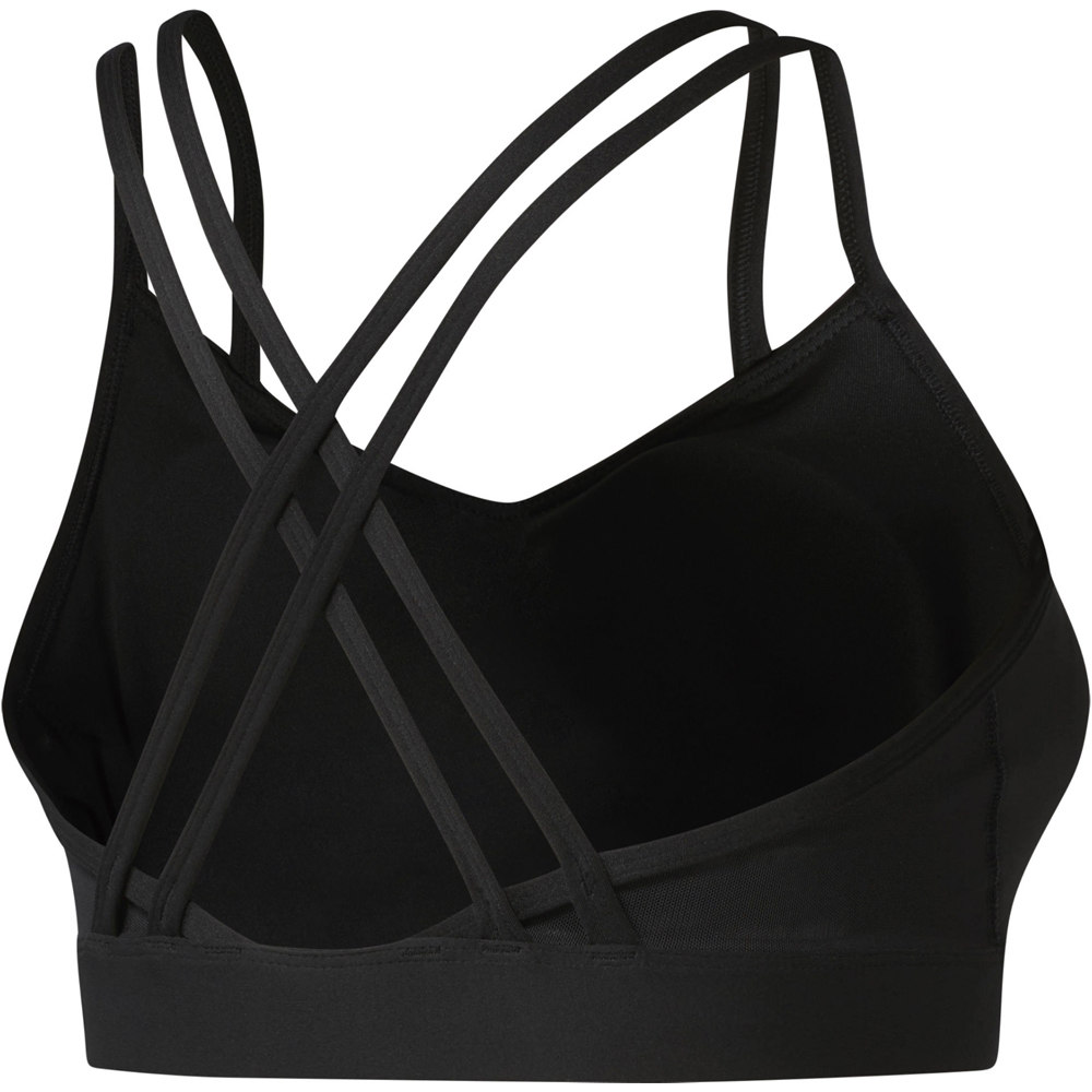 Reebok sujetadores deportivos HERO STRAPPY BRA PAD vista trasera