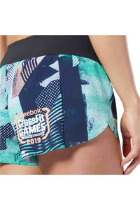 Reebok mallas piratas fitness mujer RC KNW Short Print 03