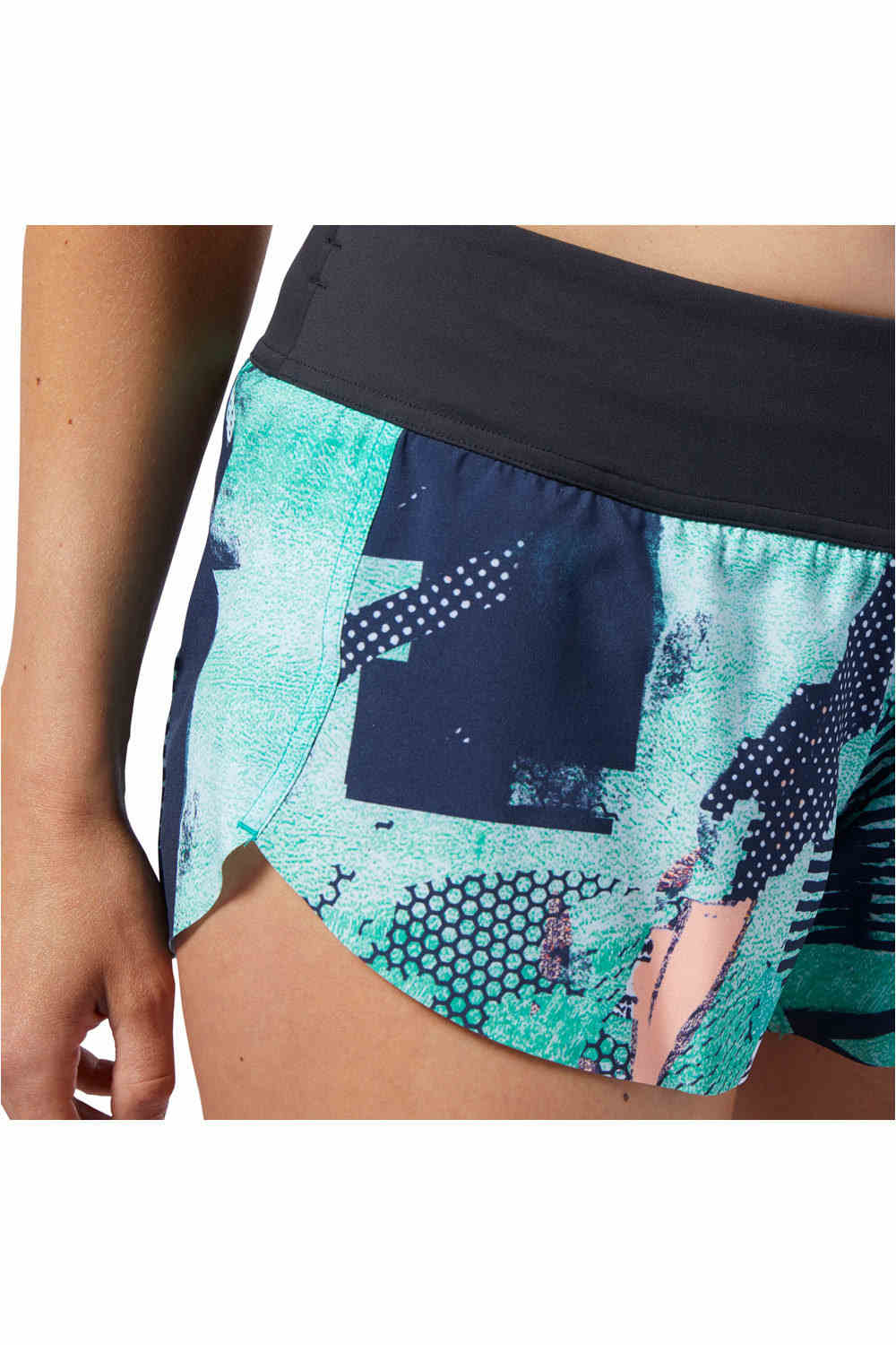 Reebok mallas piratas fitness mujer RC KNW Short Print 04