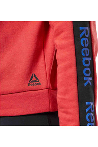 Reebok sudadera mujer Linear Logo Crew vista detalle