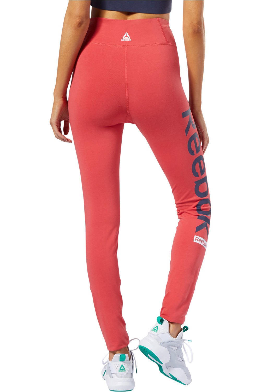 Reebok pantalón mujer Linear Logo Tight Ctn vista trasera