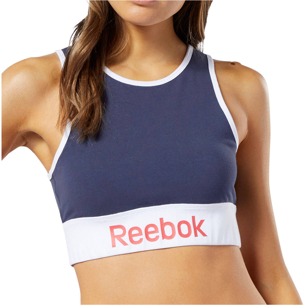 Reebok camiseta tirantes mujer Linear Logo Cotton Bra 05