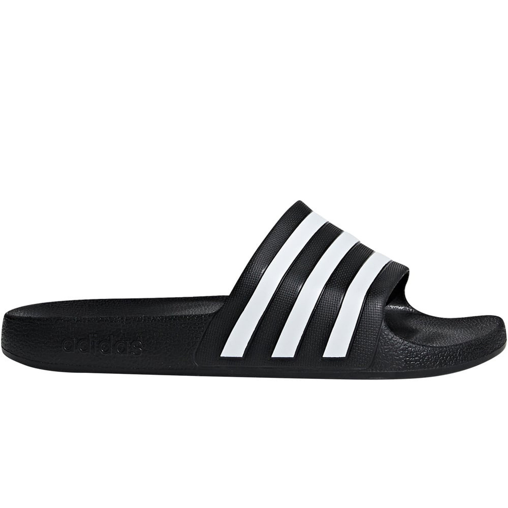 Adilette aqua chanclas hombre Negro (9)