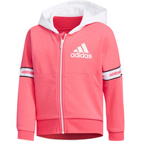 adidas sudadera junior niña LG FT KN JKT vista frontal