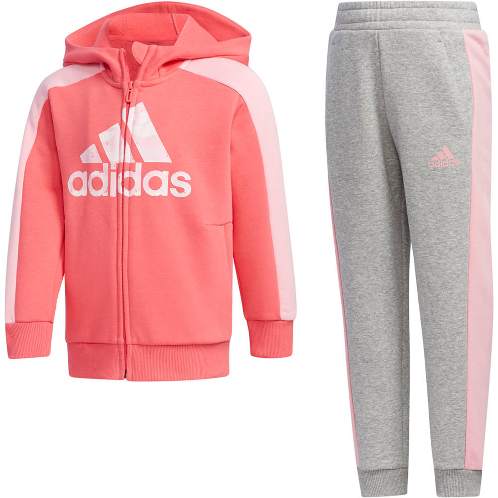 adidas chándal junior niña LK GFX HDY SET vista frontal