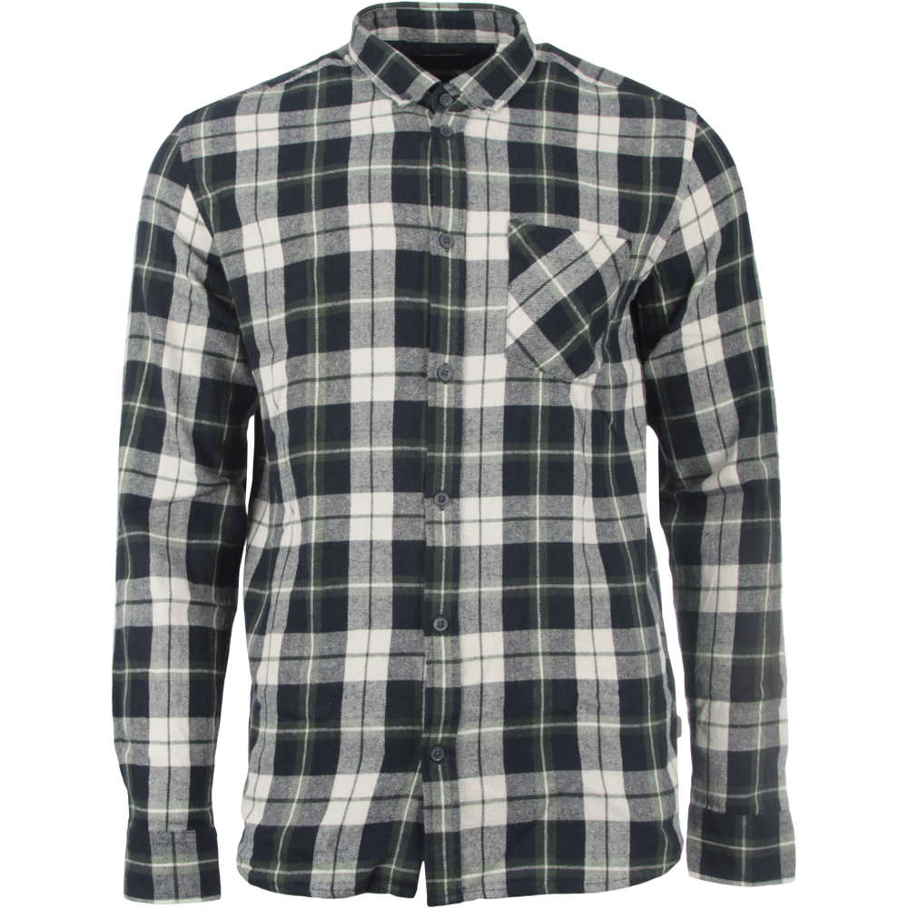 Solid camisa manga larga hombre Shirt - Arvid LS BD check vista frontal