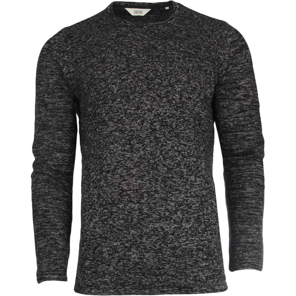 Solid jersey hombre Knit - Dara O-Neck vista frontal