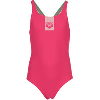 Arena bañador natación niña 1P BASICS JR SWIM PRO BACK vista frontal