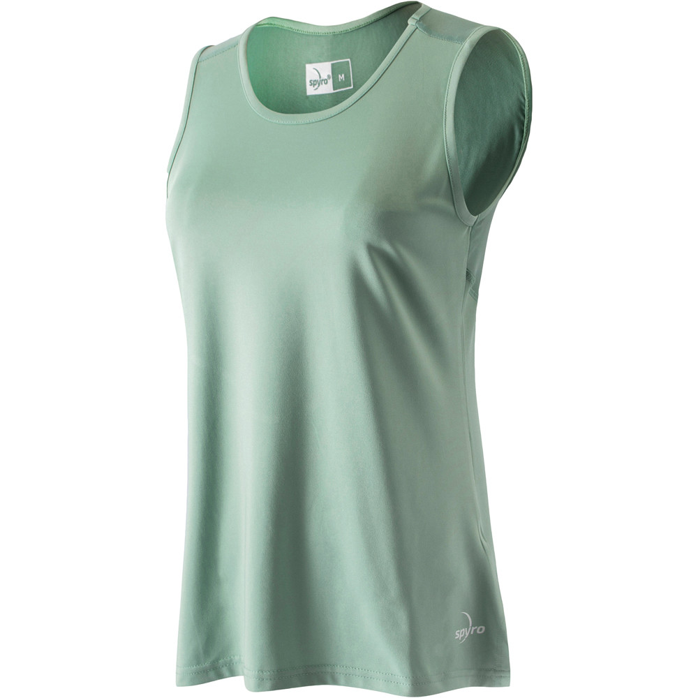 Spyro camiseta tirantes fitness mujer T-BALRIE vista frontal