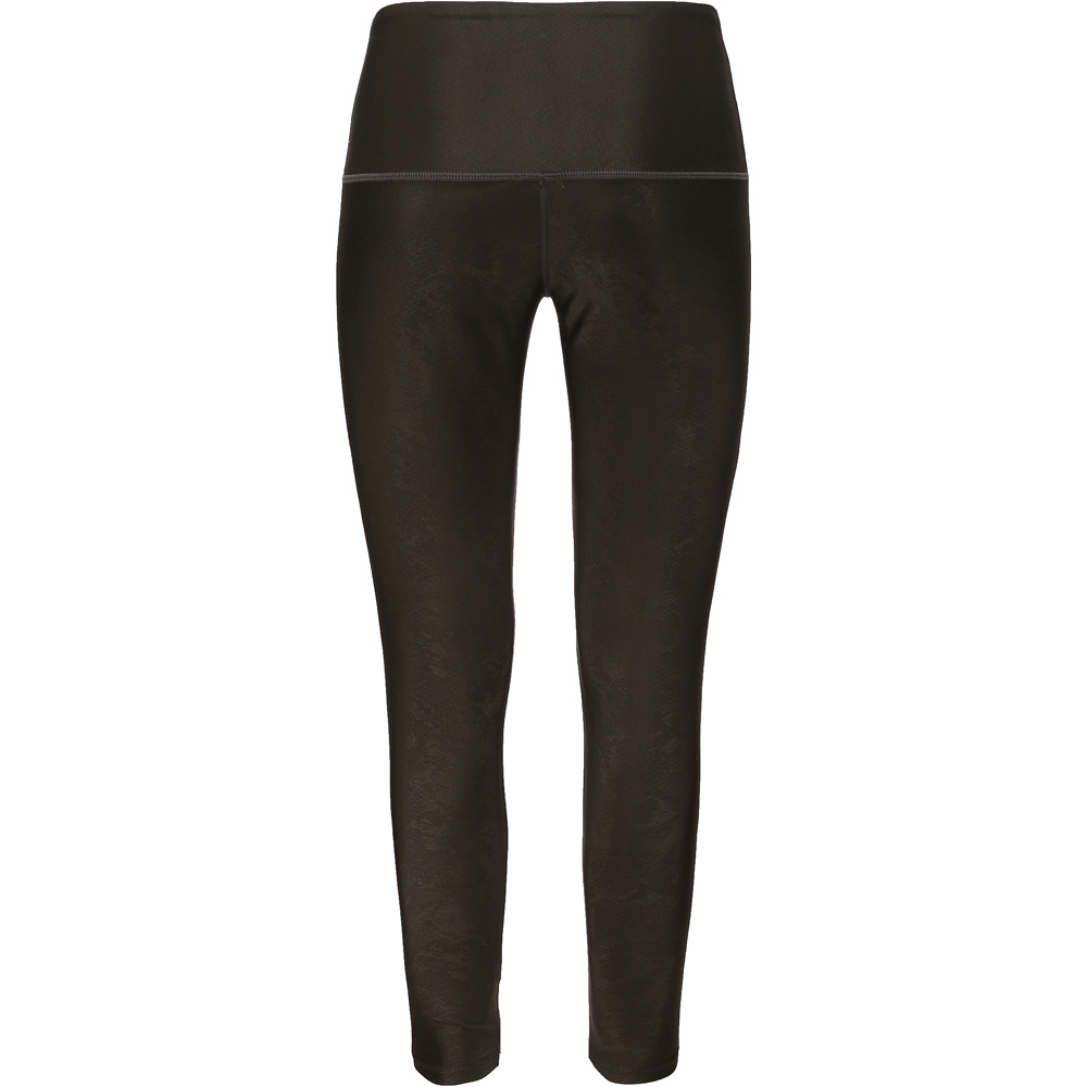 Spyro pantalones y mallas largas fitness mujer P-MART BLACK OLIVE vista trasera