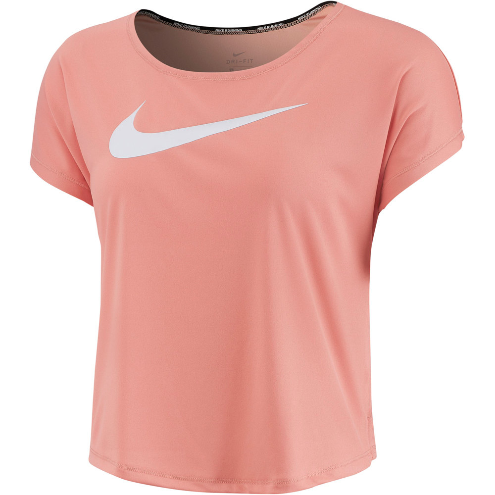 Nike camiseta entrenamiento manga corta mujer W NK SWOOSH RUN TOP SS vista frontal