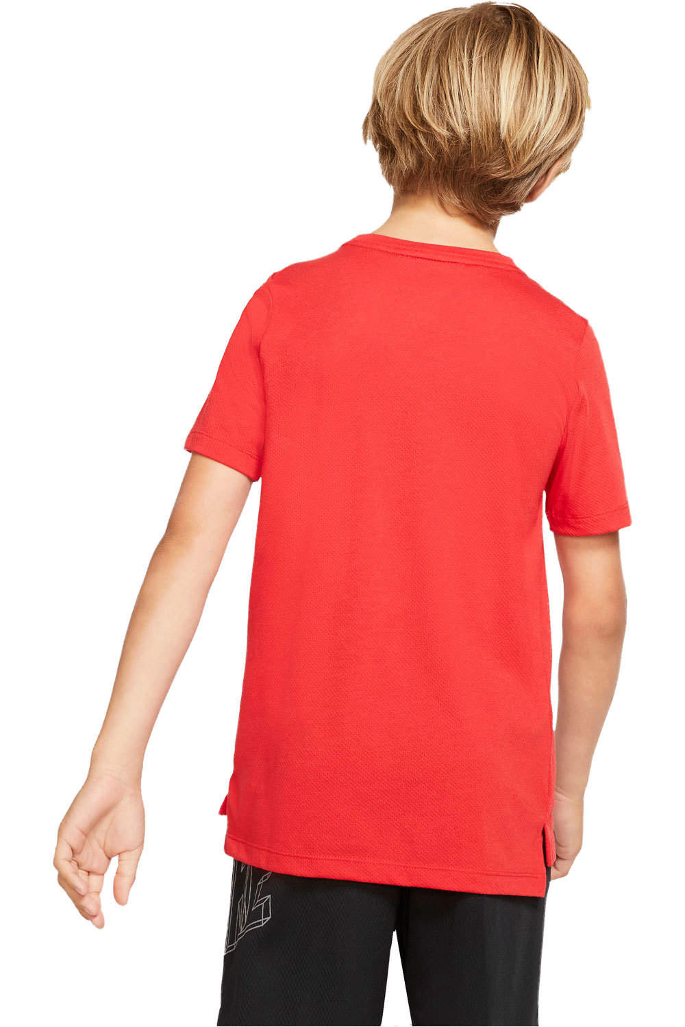 Nike camiseta entrenamiento manga corta niño B NK BRTHE GFX SS TOP vista trasera