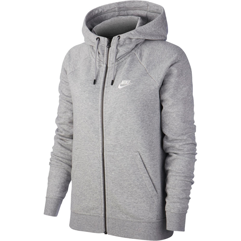 Nike sudadera mujer W NSW ESSNTL HOODIE FZ FLC vista frontal