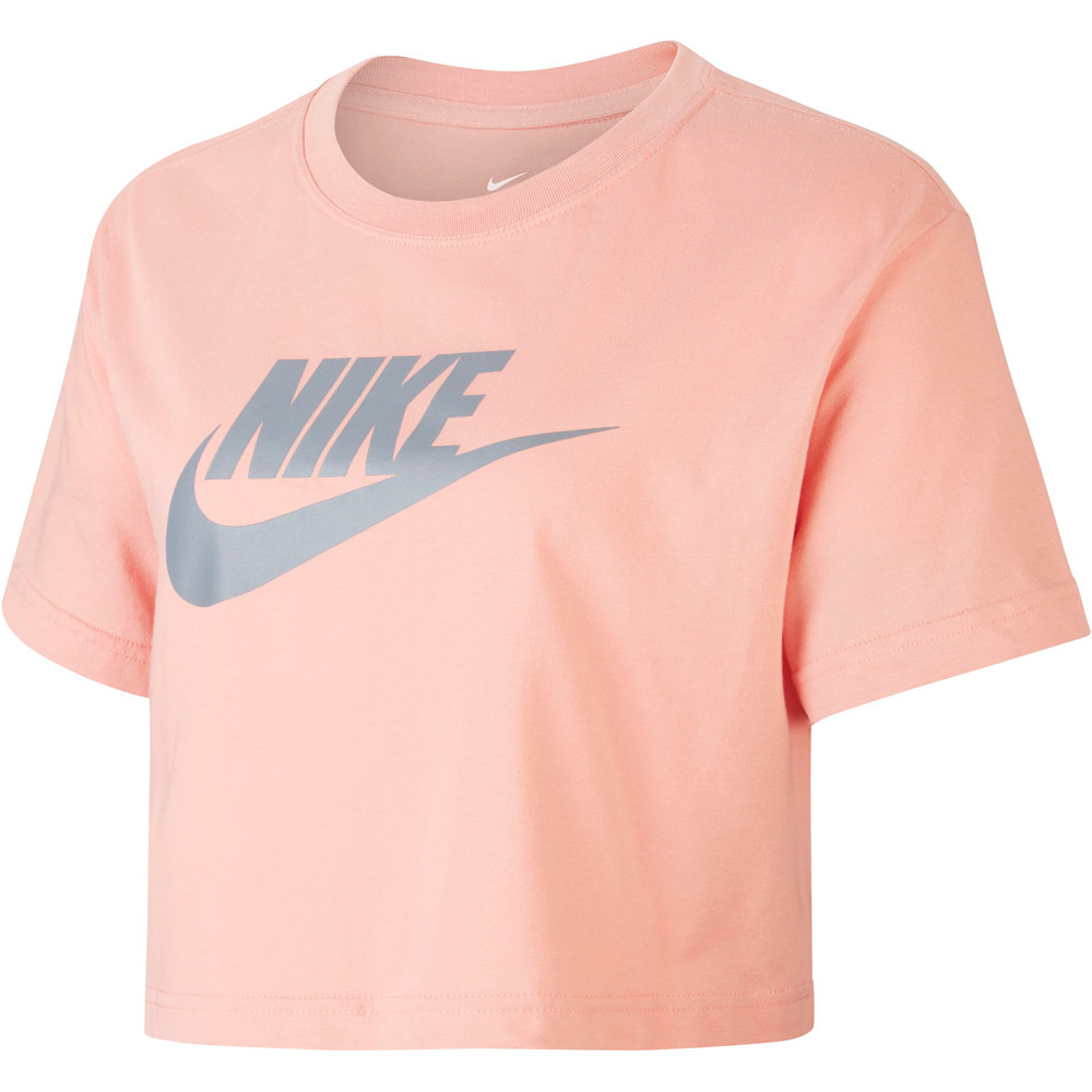 Nike camiseta manga corta mujer W NSW TEE ESSNTL CRP ICN FTRA vista frontal