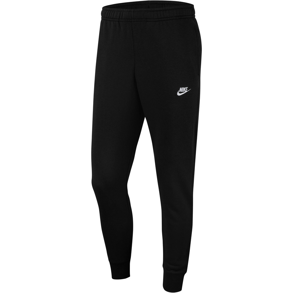 Sportswear club french terry negro pantalón hombre Negro (XL)